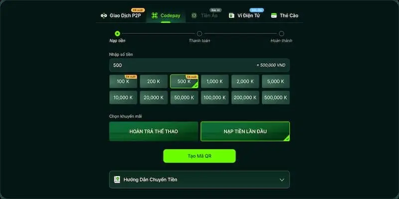 Một số lưu ý quan trọng khi nạp tiền fo88